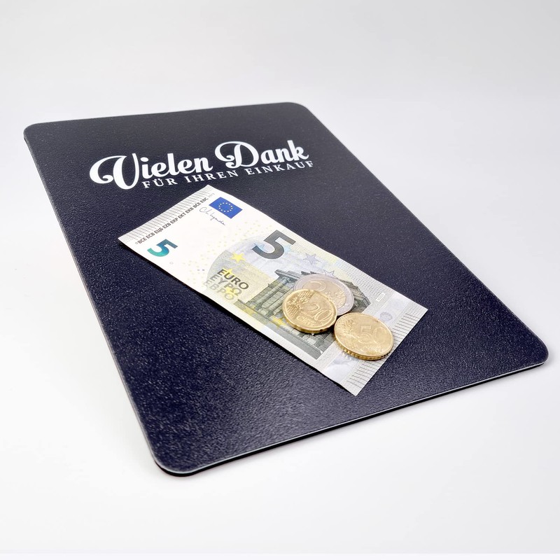 WIRKSAMWERBEN Number Mat Counter Pad, Green Printed, Non-Slip & Scratch-Resistant,