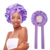 AWAYTR Satin Bonnet Silk Like Bonnets for Sleeping Sleep Cap