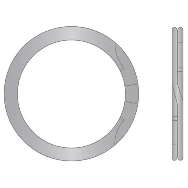 Spiral Retaining Ring Internal HD 2 Stainless Steel (3 Pieces)