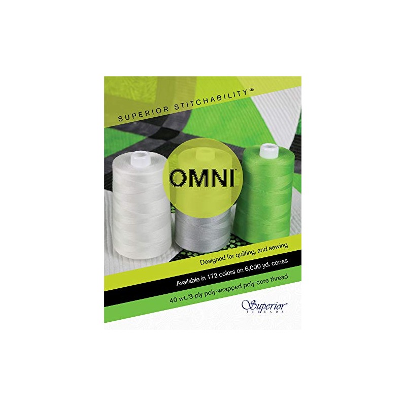 Superior Threads® - Omni #3004 Cream 6,000 Yds. Poly-Wrapped Poly