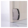 Glass Door Hinges, Suitable for 5-8mm [Silver] (2 Pairs =