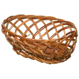 Chidorisangyou Basket, Brown, 5.9 x 3.9 x 2.2 inches (15 x 10 x 5.5 cm), Grass Basket 00-47