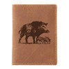 Greenburry Vintage Men's ID Card Holder Leather Wallet Brown 12