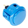 Sanwa Denshi Mount-on Push Button, 30⌀, bule