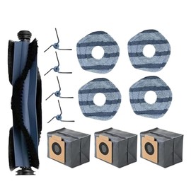 12 Pcs Replacement Parts for eufy X10 Pro Omni Robot Vacuum Accessories Kit ﻿,Main Brush,Mop Pads,Vacuum Bags,Side Brushs