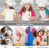 Cutiolly Children's Apron and Chef's Hat Set, Adjustable Children's Cooking