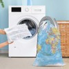 Map Of The World Laundry Bags, Drawstring Closure Dirty Clothes