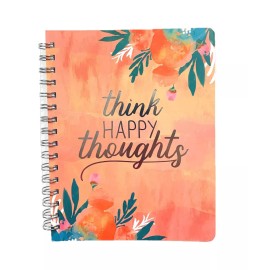 Carolina Pad 3-Sub Notebook, Silver Lining (Think Happy Thoughts; 7” x 8.7”)