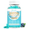 Hair Skin Nail Vitamins Gummies Supplement, 15000mcg Biotin Gummies with