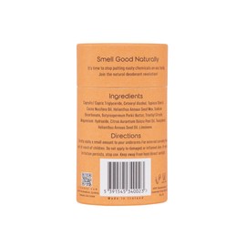 Vico Natural Plastic Free Deodorant Stick, 2.65 Oz, Orange Blossom- Effective Odor Protection, Plastic Free, Vegan, Cruelty Free, Unisex, Men, Women