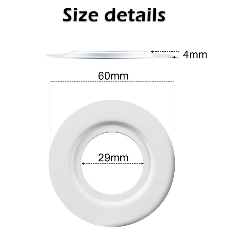 LEGELITE 2 Pack Metal Lamp Shade Reducer Ring, E27/E14 Light