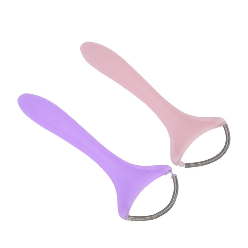 Agatige 2PCS Spring Facial Hair Remover, Manual Portable Threading Face