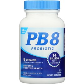 Nutrition Now Pack of 1 x Nutrition Now PB 8 Pro-Biotic Acidophilus For Life - 120 Capsules                                                           