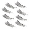 Baluue 4pair Natural False Eyelashes Style Long Thick Magnetic Lashes