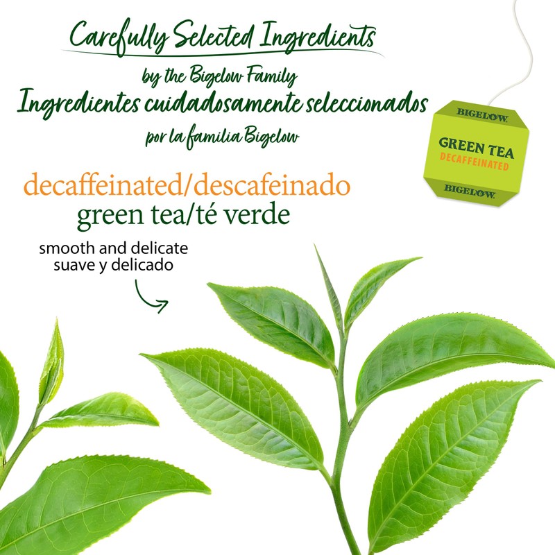 Bigelow Tea – Té Verde Descafeinado, 3 Pack, Caja con