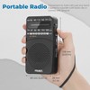 PRUNUS NOAA Weather Radio AM FM, Battery Powered Radio by