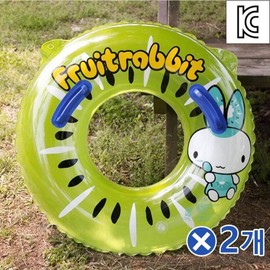 Cute Kiwi Tube Light Green 65cm x 2 for Vacation Summer Tube