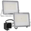 Ceena 60W Plug in LED Flood Lights Outdoor, 6000lm Super