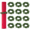 APTWOW Christmas Napkin Rings Set of 12 - Small Artificial