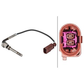 HELLA 6PT 358 181-631 Sensor Exhaust Gas Temperature - 2 Pin Plug