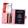 SAFIGLE Multi-Purpose Passport Wallet Leather Travel Organizer Pouch Holder for
