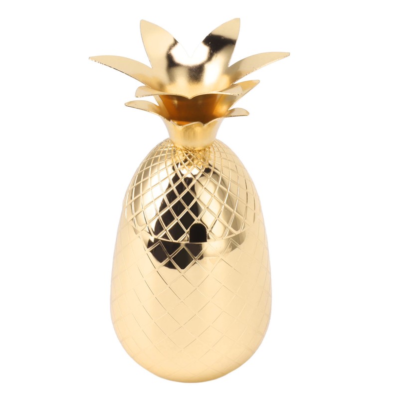 Cocktail Shaker Pineapple Shape Stainless Steel Polished Smooth Surface 500ml