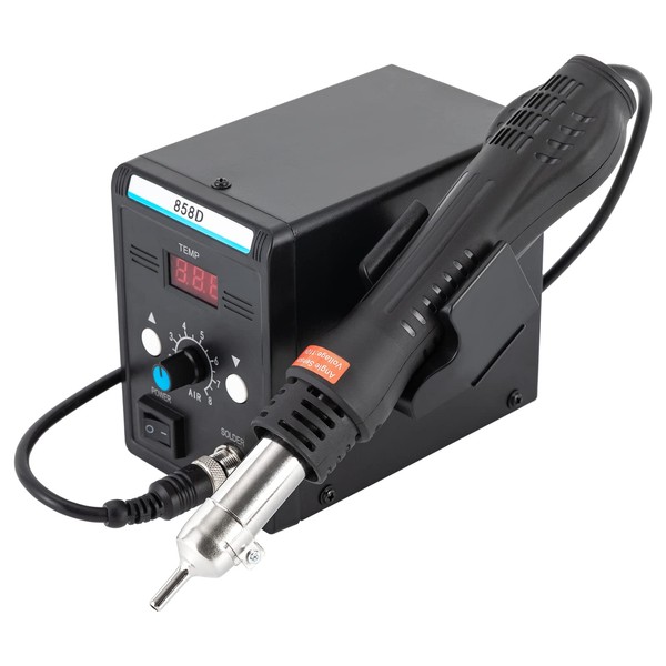 Hot Air Rework Station, 110V SMD Soldering Station with Heat