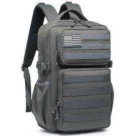 Wotony Tactical Backpacks Military Backpack for Men Durable Versatile Tactical Gear for Any Adventure Perfect (grey, 25L)
