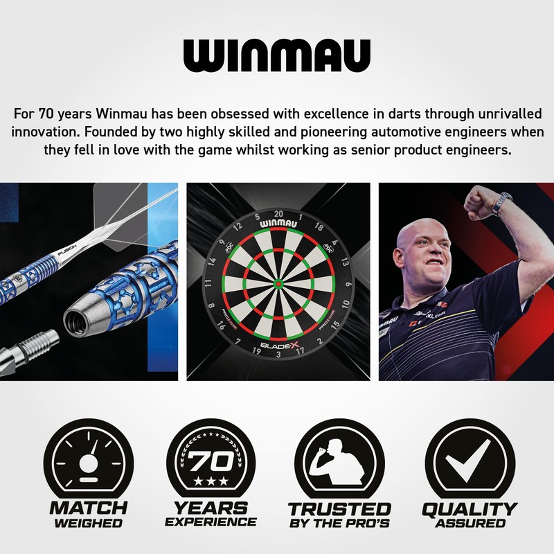WINMAU Armor G1 Darts Wallet - Black. The dart case