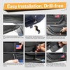 2 Pack Metal Front Door Storage Pockets Compatible with Wrangler