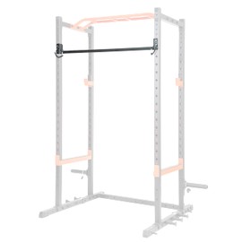 Sunny Health & Fitness Pull Up Bar Attachment for Power Racks and Cages - SF-XFA001 , Black