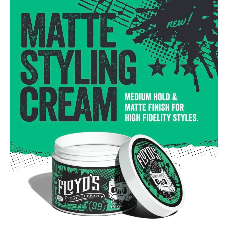 Floyd's 99 Matte Styling Cream Powered by Suavecito - Medium