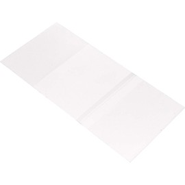 ClearBags - Fundas transparentes para libros, paquete de 25, funda de plástico para libros, protector contra el polvo, el desgaste y el agua, fácil de aplicar, seguro para archivos, (para libros de 12