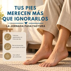 Crema para Pies Resecos Y Cansados - Ga Tlali 55g - Crema Humectante Para Talones - Con Aceite De Oliva, Coco, Tea Tree, Cera De Abeja, Manteca De Cac