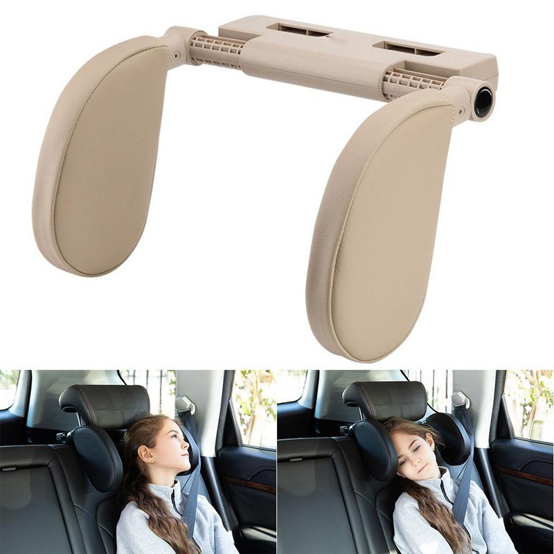 Car Seat Headrest Pillow U Shaped Adjustable Sleeping Travel Car