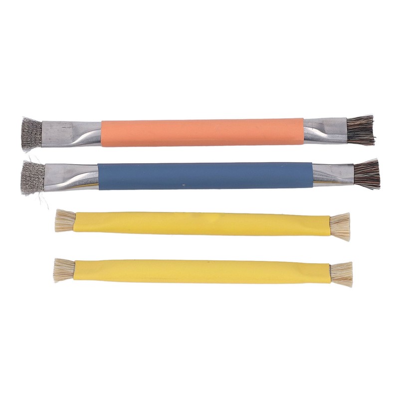 4PCS Keyboard Cleaning Brush Anti Static ABS Handle Stainless Steel