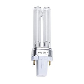 BeamsWork Universal UV Bulb 9W Replacement Lamp Spare Bulb Aquarium Pond HVAC G23 2Pin Base for SunSun Jebao Jup-01 CF400 CF500 D200