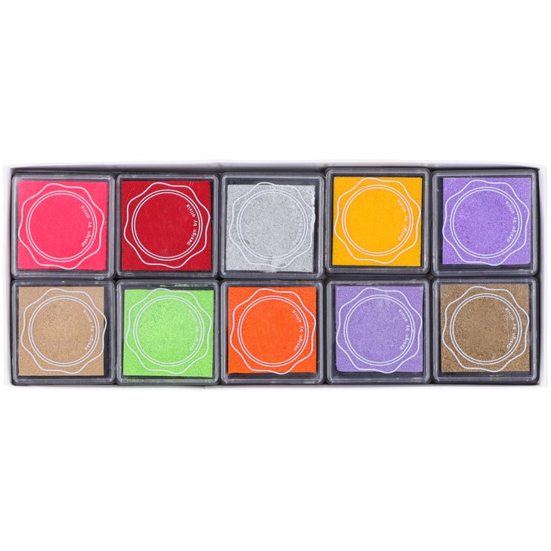 2 Box Stamp Pad 20 Colors NonToxic HandMade Children Finger