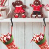 KEYIDO Christmas Stocking Holders for Fireplace Stocking Hangers Weighted Christmas