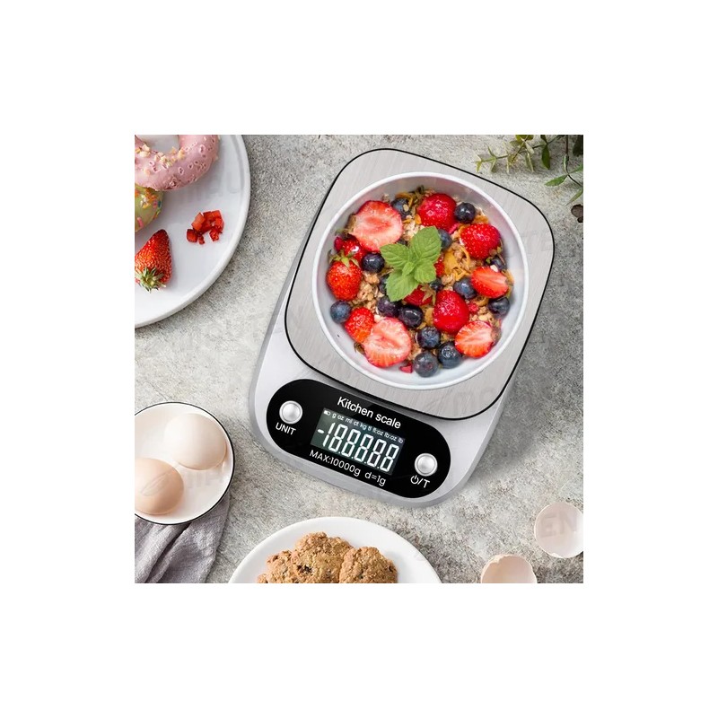 Bscula De Cocina Digital De Alta Precisin 10kg1g Balanza Digital