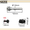 AERZETIX - C75190 Brake Caliper Guide Sleeve Set Compatible with