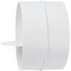 - 4" inch Plastic Inline Backdraft Damper. Connect Exhaust or