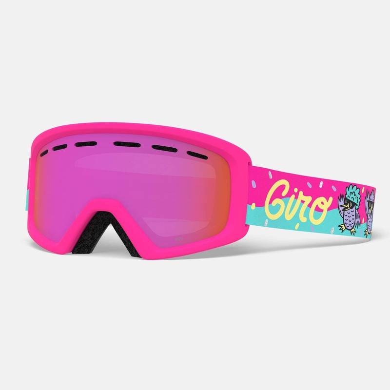 Giro Launch CP Kids Snow Helmet w/Matching Goggles Matte White/Disco