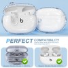for Beats Studio Buds/Studio Buds Plus Case Cover Clear 2021/2023