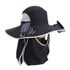 Wide Brim Solar Fan Hat Outdoor Fishing Sunscreen Quick Drying