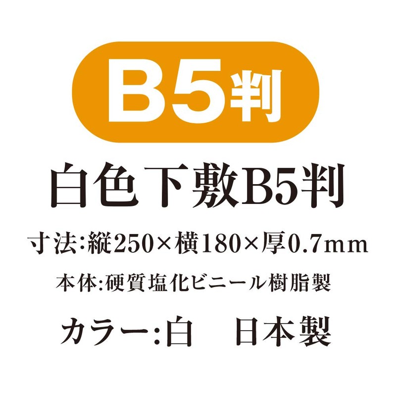 Kyoei Plastic White Underlayment SIJ (B5)