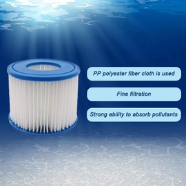 WuYan Replacement Hot Tub Filter Cartridge for Best-way for Flowclear Size VI Replacement Filter Cartridge for Miami for Vegas for Palm Springs Paris (2 x Twin Pack)