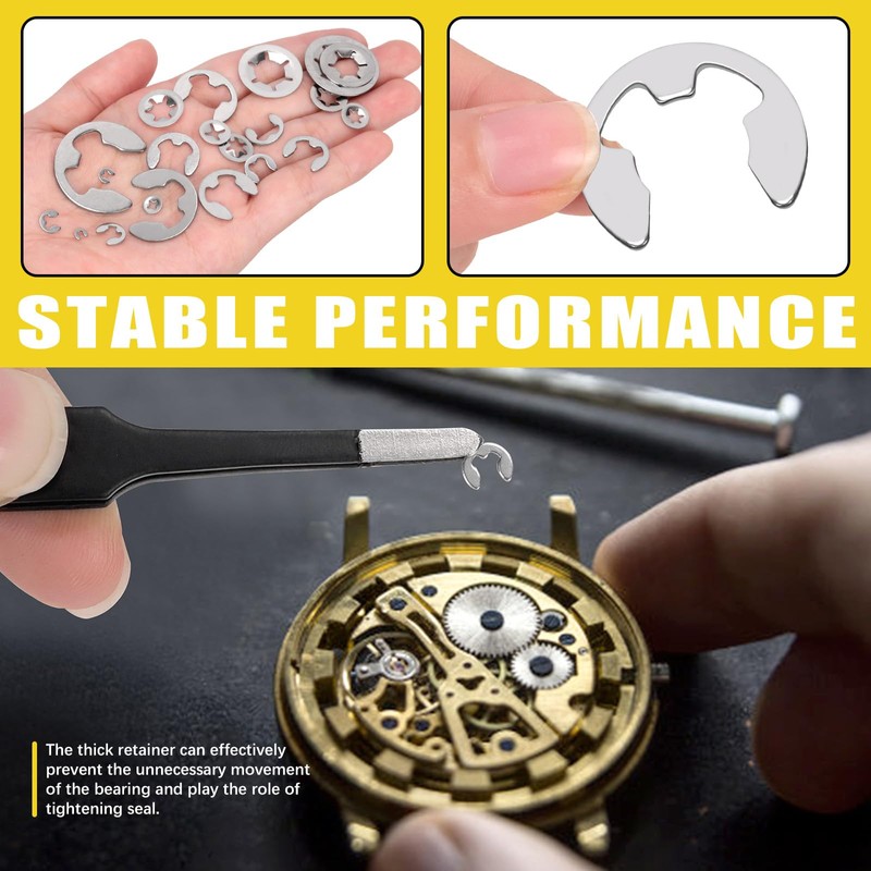 Mardatt 237Pcs Stainless Steel Internal Tooth Star Lock Washers and