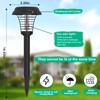 3 Pcs Solar Bug Zappers Outdoor Waterproof LED Solar Mosquito