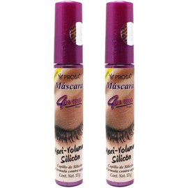 Prosa Rimel Mascara Pestañas Maxi Volumen Silicón 13g 2 Piezas